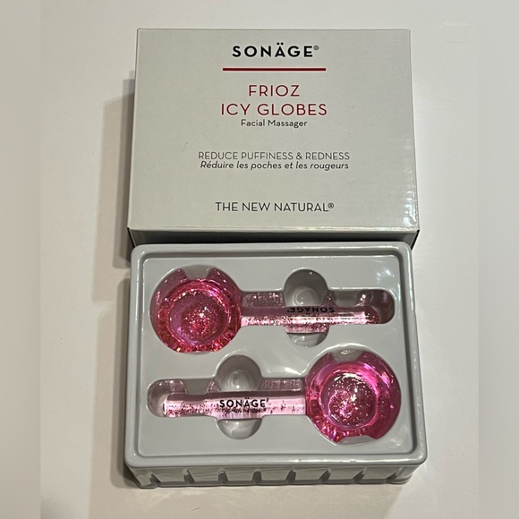 SONÄGE FRIOZ ICY PINK GLOBES FACIAL MASSAGERS - Picture 6 of 6